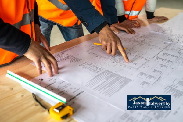 See if you need a party wall agreement for building along boundary line Hoyland